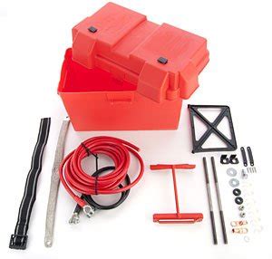 automotive trunk mounted battery box